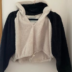 UO Tilly Cozy Faux Fur Hoodie Sweatshirt